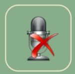 Кнопка "Удалить текущую голосовую заметку"